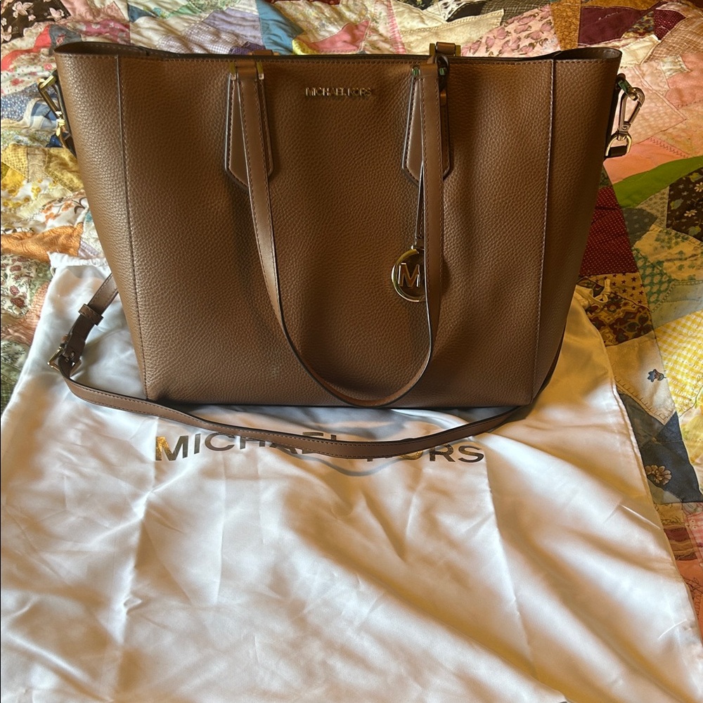 Michael Kors Brown Leather Tote